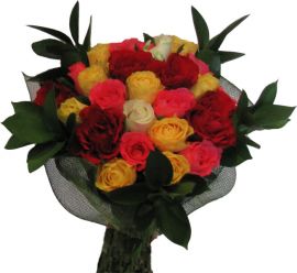 Assorted rose bouquet